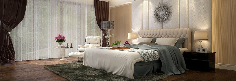 Luxurious bedroom