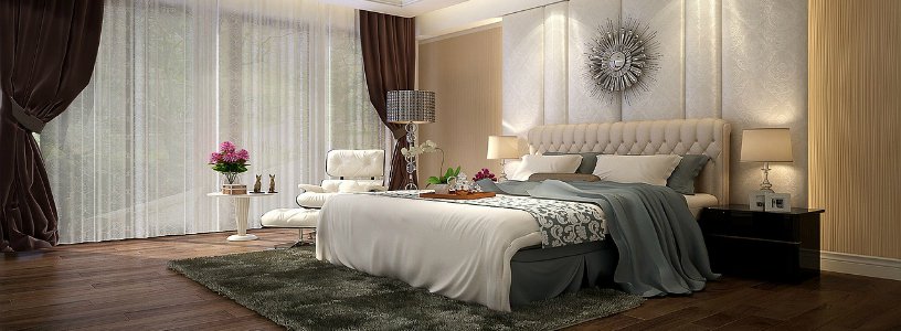 Luxurious bedroom