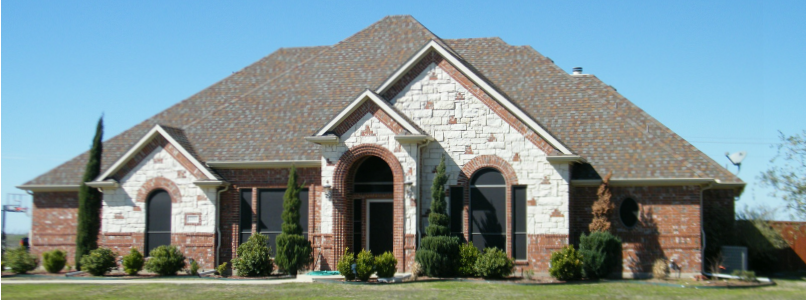 Front of large home
