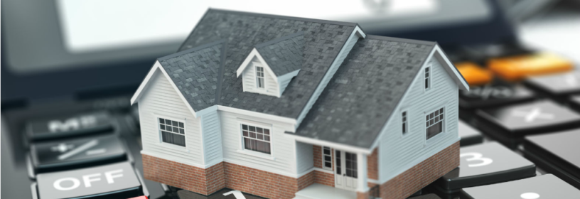 house on top of a caluclator