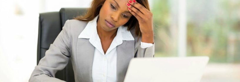 woman stressed about real estate lawsuit