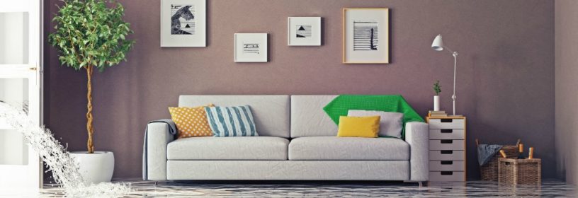 Flooded living room plumbing problems