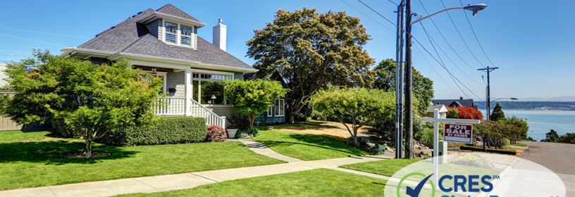 house with utility pole easement
