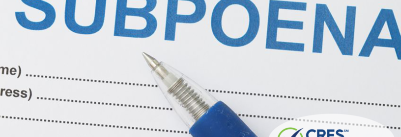 subpoena document