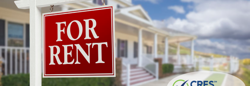 for rent sign in front of house