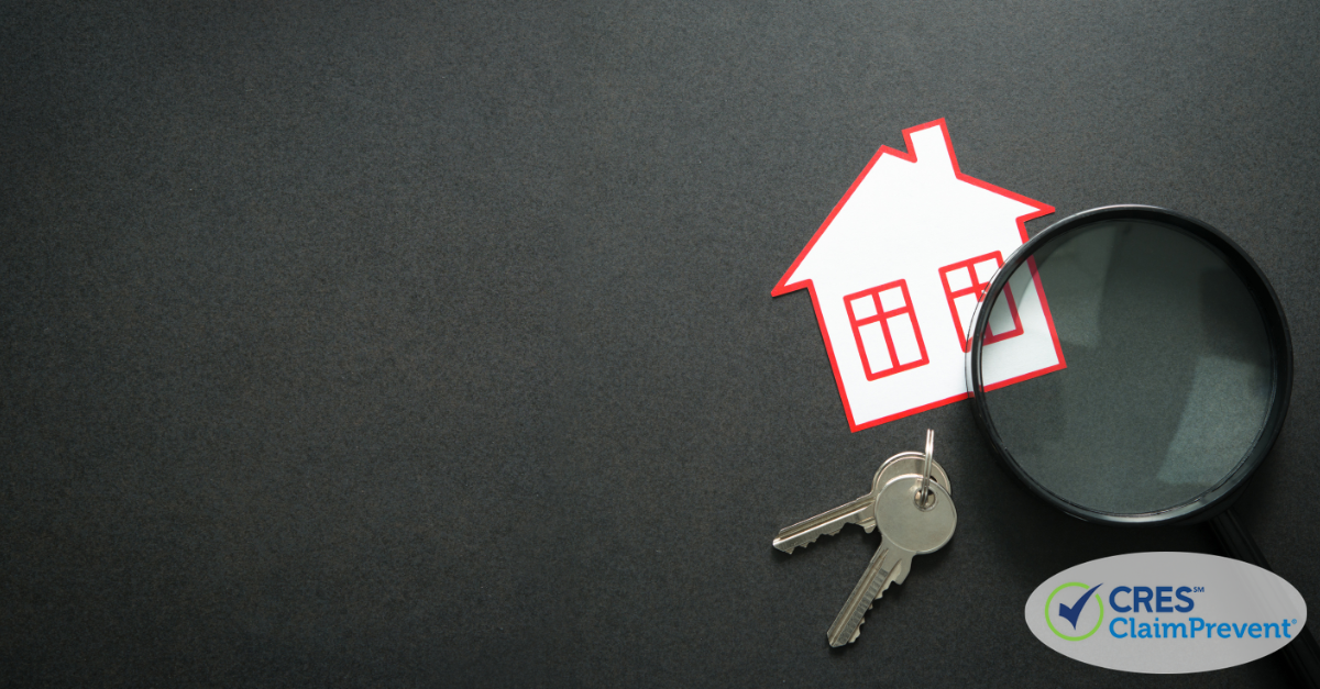 house with keys and magnifying glass