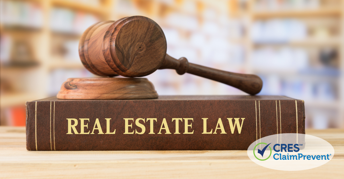 real estate law book and gavel